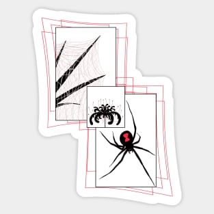 Black Widow V9 Sticker